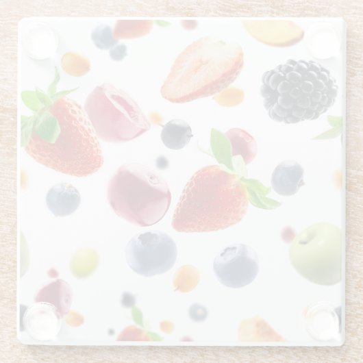 Mix Fruits Glasuntersetzer (Rückseite)