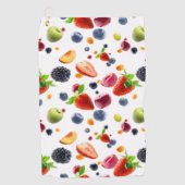 Mix Fruits Golfhandtuch (Vorderseite)