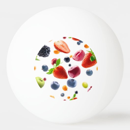 Mix Fruits Tischtennisball (Vorderseite)