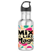 Mix It like Magic Edelstahlflasche (Vorderseite)
