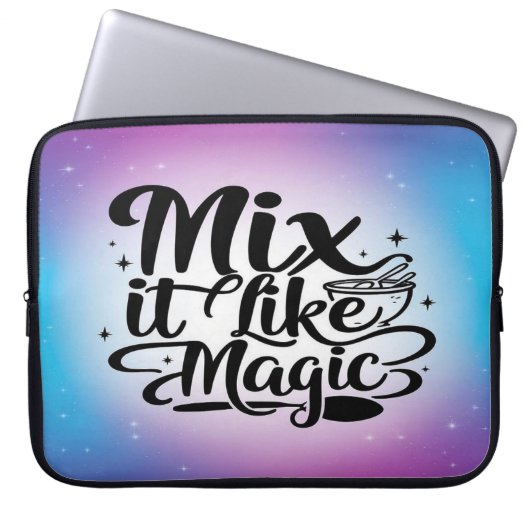 Mix It Like Magic Option 2 Laptopschutzhülle (Vorderseite)