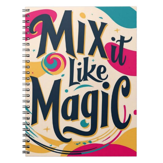 Mix It Like Magic Option 3 Notizblock (Vorderseite)