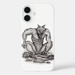Mix-Kreatur - Troll, Golem und Teufel iPhone 16 Hülle