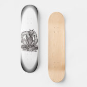 Mix-Kreatur - Troll, Golem und Teufel Skateboard (Vorderseite)