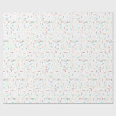 Mix + Match Kerzen & Matten Geburtstag Geschenkpapier (Flach)