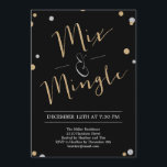 Mix & Mingle Feiertag Einladung<br><div class="desc">Diese stilvollen Feierlichkeiten tragen zu einer modernen und eleganten Touch bei. Design © www.berryberrysweet.com</div>