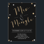 Mix & Mingle Feiertag Einladung<br><div class="desc">Diese stilvollen Feierlichkeiten tragen zu einer modernen und eleganten Touch bei. Design © www.berryberrysweet.com</div>