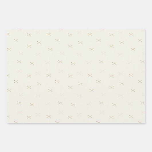 Mix n Match Butterfly Kisses Baby Shower Geschenkpapier Set (Vorderseite 3)