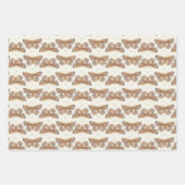 Mix n Match Butterfly Kisses Baby Shower Geschenkpapier Set (Vorderseite 2)