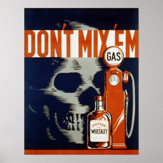 Mix nicht mit Em-Don't Drink and Drive Poster (Vorne)