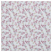 Mix Pink & Green Blume auf L Blue Fabric Stoff (Muster)