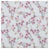 Mix Pink & Green Blume für L Blue Stoff (Muster)