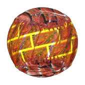 Mix roter Farbeffekt, goldenes Graten oder Backste Baseball (Vorderseite)