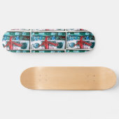 MIX TAPE DJ RED SKATEBOARD (Horizontal)