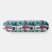MIX TAPE DJ RED SKATEBOARD (Horizontal)