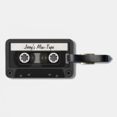 Mix-Tape Gepäckanhänger (Rückseite horizontal)