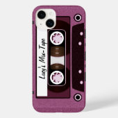 Mix Tape Personalisiert Case-Mate iPhone Hülle (Rückseite)