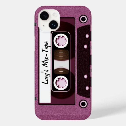 Mix Tape Personalisiert Case-Mate iPhone Hülle (Rückseite)