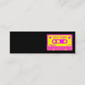 Mix Tape Pop III Mini Visitenkarte (Rückseite)