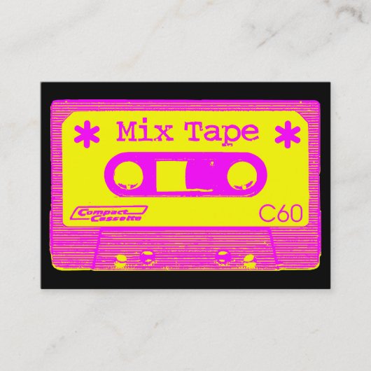 Mix Tape Pop III Visitenkarte (Vorderseite)