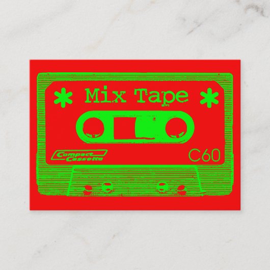 Mix Tape Pop IV Visitenkarte (Vorderseite)