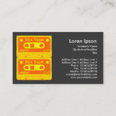 Mix-Tape-Pop Visitenkarte (Rückseite)