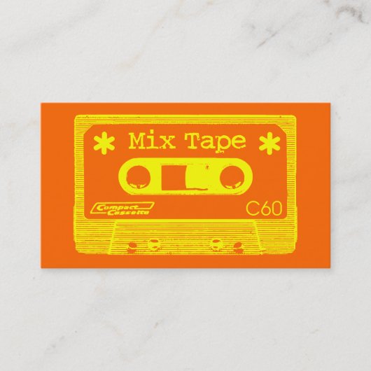Mix-Tape-Pop Visitenkarte (Vorderseite)
