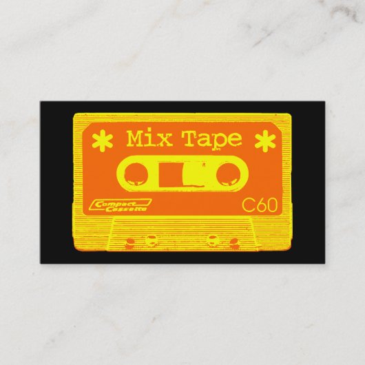 Mix-Tape-Pop Visitenkarte (Vorderseite)