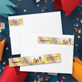 Mix Typografie 2026 Einfaches Neujahrsfest-Foto