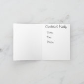 Mix und Mingle Cocktail Party Einladung (Innenseite)