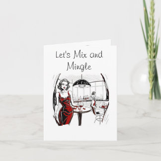 Mix und Mingle Cocktail Party Einladung