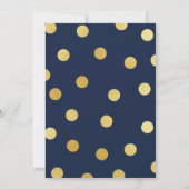 MIX- UND MINGLE-GOLDDOTEN | EINLADUNG DER HOLIDAY (Rückseite)