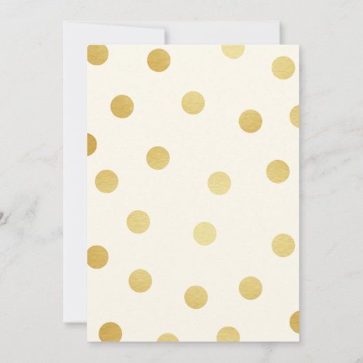 MIX- UND MINGLE-GOLDDOTEN | EINLADUNG DER HOLIDAY (Rückseite)