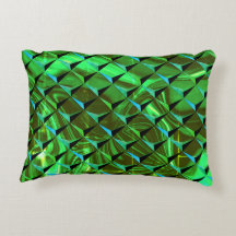 Mix von 3D- und grünen Kurven oder Wellen