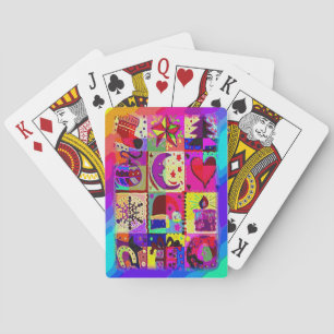 Mix Weihnachtsdekorationen Spielkarten