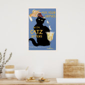 Mix Your Drinks with Catz Bitters Vintage Poster (Küche)