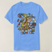 Mixcoatl Aztec God Cloud Serpent Mayan Inca Toltec T-Shirt (Design vorne)