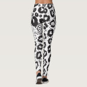 Mixed Animal Print Snow Leopard Cheetah Leggings (Rückseite)
