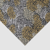 Mixed Animal Print Zebra Leopard Tiger Mixed Print Seidenpapier (Ausschnitt)