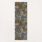 Mixed Animal Print Zebra Leopard Tiger Mixed Print Yogamatte (Vorderseite)