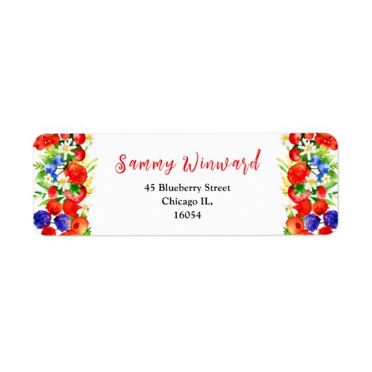 Mixed Berries and Foliage Baby Shower (Vorne)