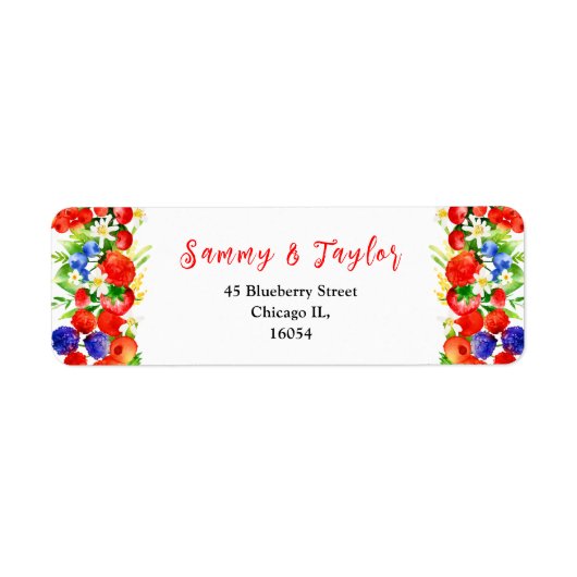 Mixed Berries and Foliage Wedding (Vorne)