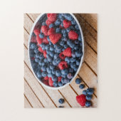 Mixed Berries Raspberry Blueberry Puzzle (Vertikal)
