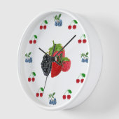 Mixed Berries Wall Clock Uhr (Winkel)