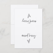 Mixed Berry Food Label Zent Card (Vorne/Hinten)