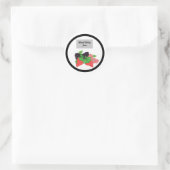 Mixed Berry Jam Classic Round Sticker (Tasche)