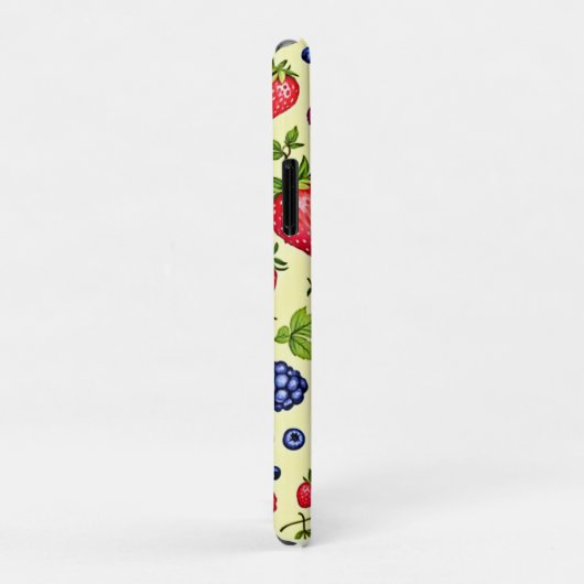 Mixed Berry Seamless Pattern Case-Mate iPhone Hülle (Hinten/Rechts)