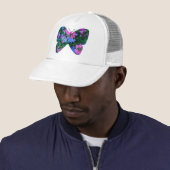 Mixed Blume Butterfly Hat Truckerkappe (Beispiel)