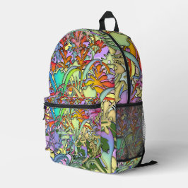 Mixed Blume Gym Travel Notebook Bedruckter Rucksack
