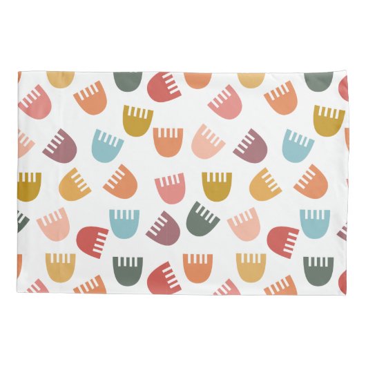 Mixed Boho Blume Kissenbezug (Rückseite)